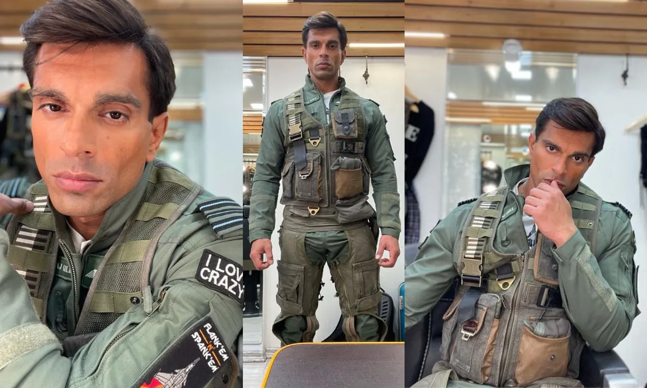 Karan Singh Grover ने Hrithik-Deepika अभिनीत फिल्म 'Fighter' के गाने 'Sher Khul Gaye' में पावर-पैक वाइब्स पेश कीं