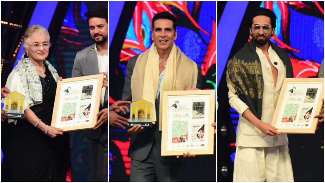 53rd IFFI 2022 के आखिरी दिन समारोह में शामिल हुए अक्षय कुमार और आयुष्मान खुराना