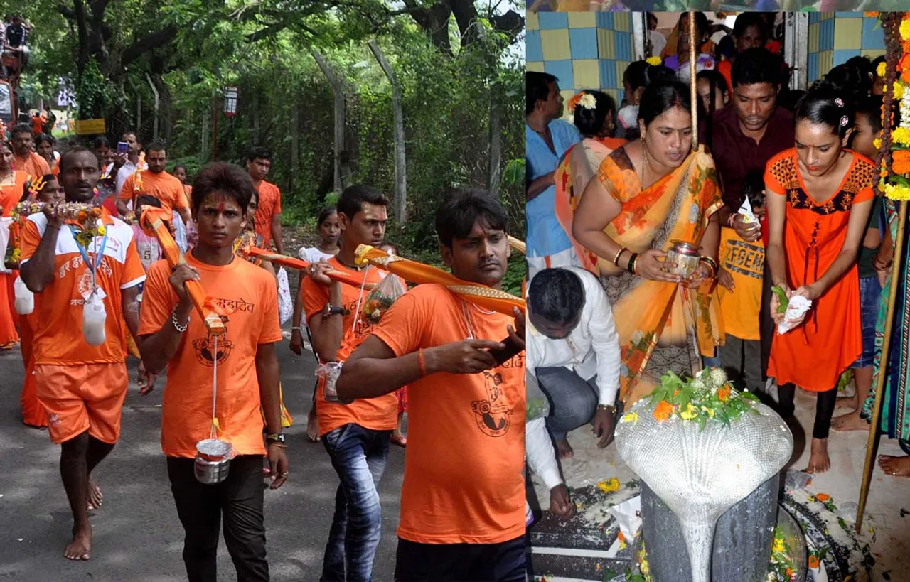 मुंबई के किलेश्वर महादेव मंदिर में भक्तों ने मनाया नाग पंचमी का त्योहार