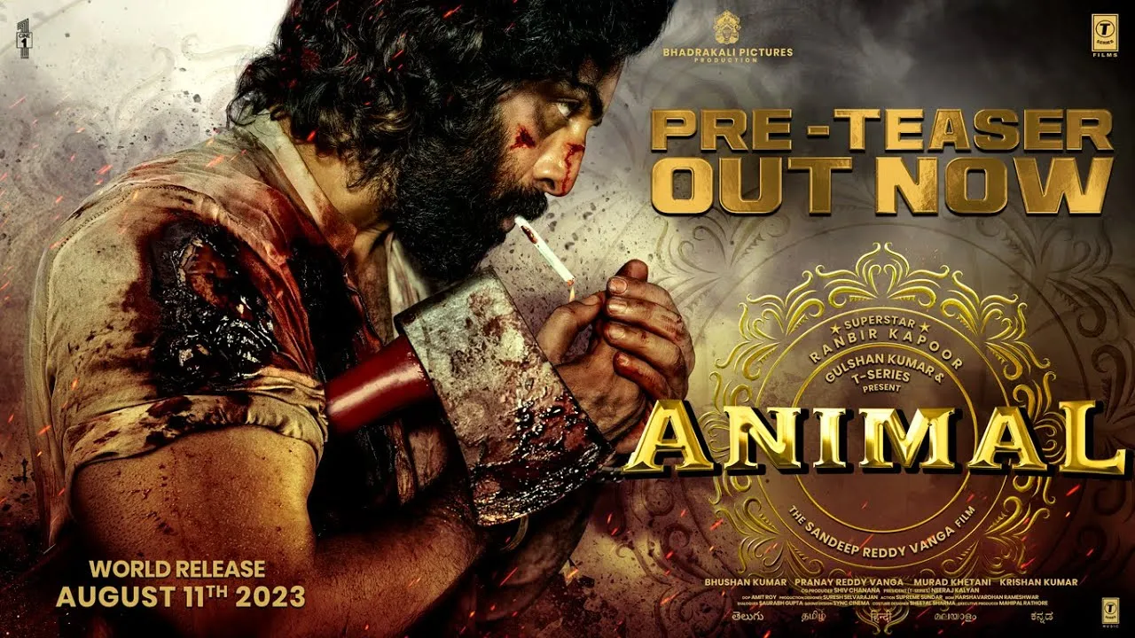 Animal की दहाड़- Ranbir Kapoor और लेखक निर्देशक Sandeep Reddy Vanga की फिल्म का प्री टीजर हुआ रिलीज़ 