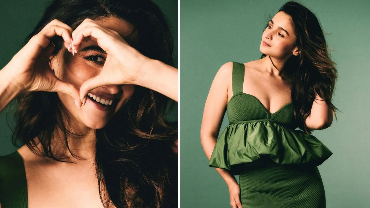 Alia Bhatt sizzles in green dress, see here
