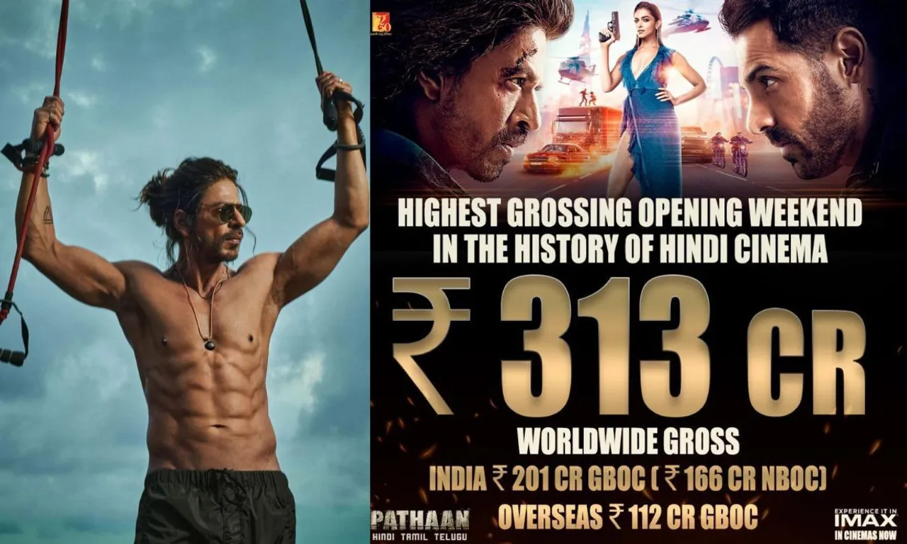 YRF की Pathaan ने कामयाबी का परचम लहराते हुए सिर्फ 3 दिनों में दुनिया भर में 313 करोड़ का आंकड़ा पार किया!
