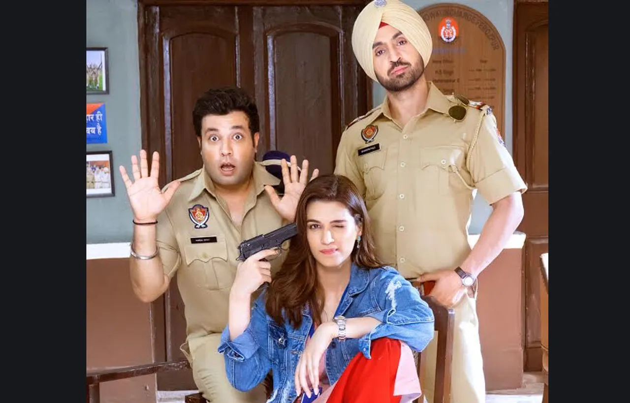कृति सेनन और दिलजीत दोसांझ की 'अर्जुन पटियाला' का फर्स्ट लुक आउट