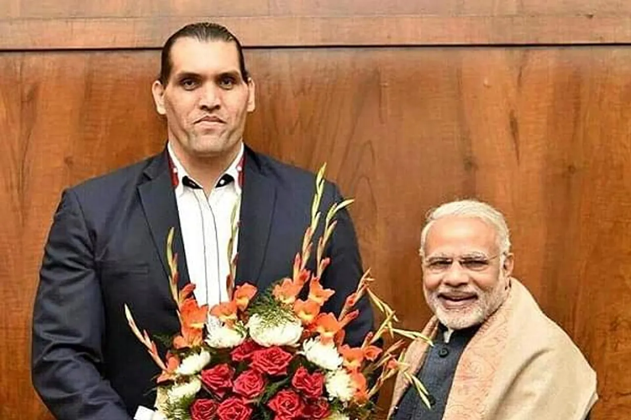 और अब ग्रेट रेसलर खली भी कूद गए चुनावी- रिंग मे! शामिल हुए बीजेपी में।पंजाब चुनाव के होंगे स्टार प्रचारक
