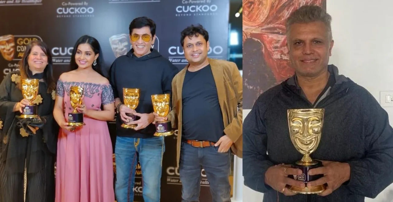 संजय और बिनाफर कोहली का शो ‘भाबीजी घर पर है’ ने जीते चार गोल्ड कॉमेडी अवार्ड
