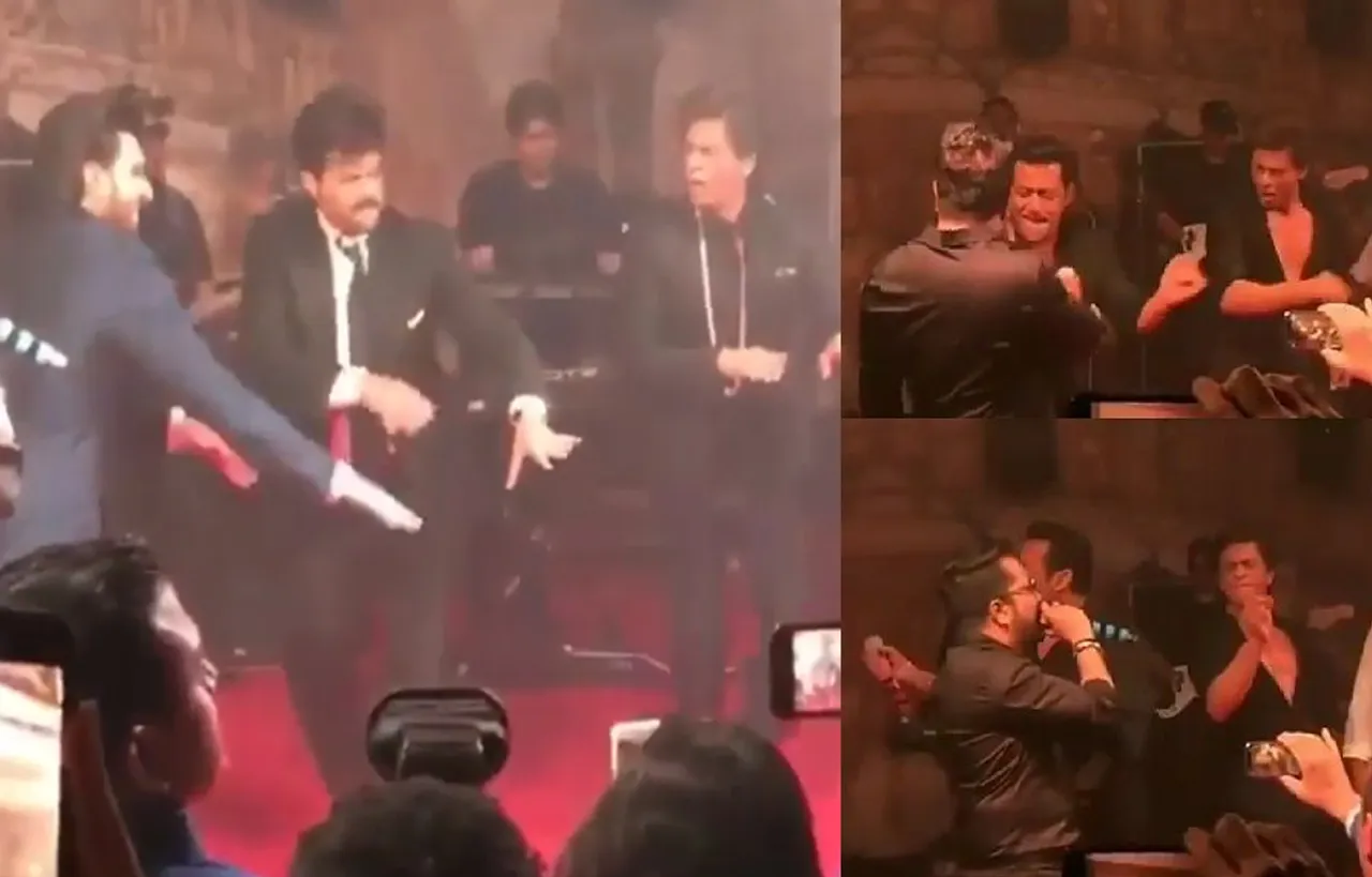 Videos: सोनम-आनंद के रिसेप्शन में शाहरुख, सलमान,रणवीर और अनिल की डांस मस्ती