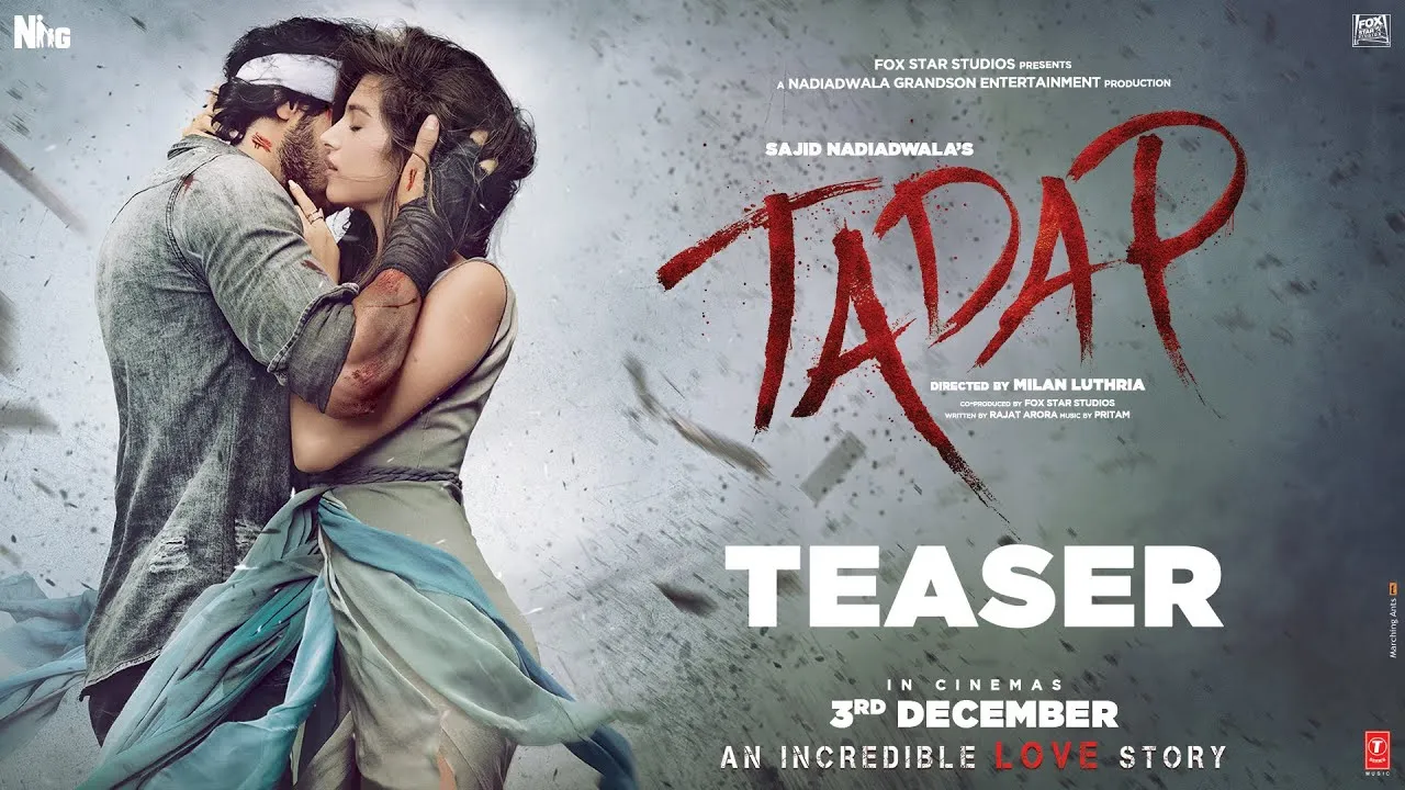 Trailer Review Tadap: 80s-90s के फिक्स फार्मूला पर बनी है अहान शेट्टी-तारा सुतारिया की ‘तड़प’