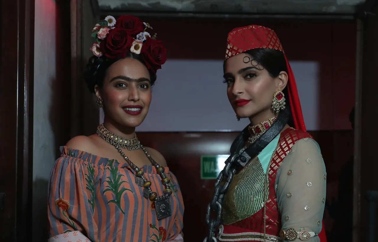 BHAANE HALLOWEEN PARTY 2019 में सोनम कपूर के साथ, आहूजा और निमिष शाह