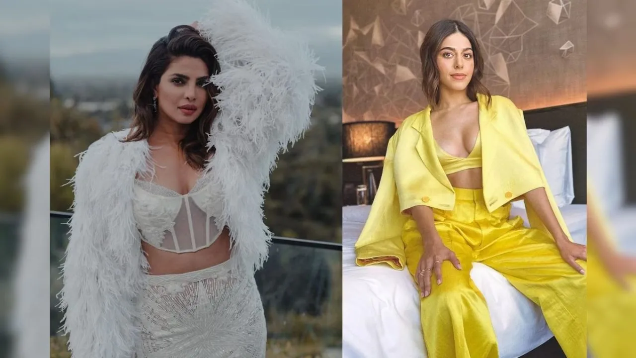 Alaya F and Priyanka Chopra 