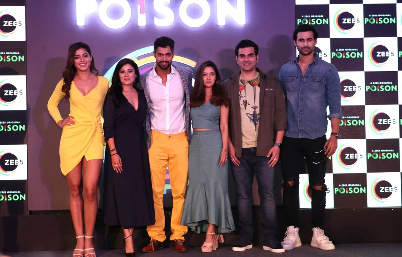 मुंबई में ज़ी 5 ने लॉन्च की अपनी नयी वेब सीरीज पॉइज़न शामिल हुई कास्ट