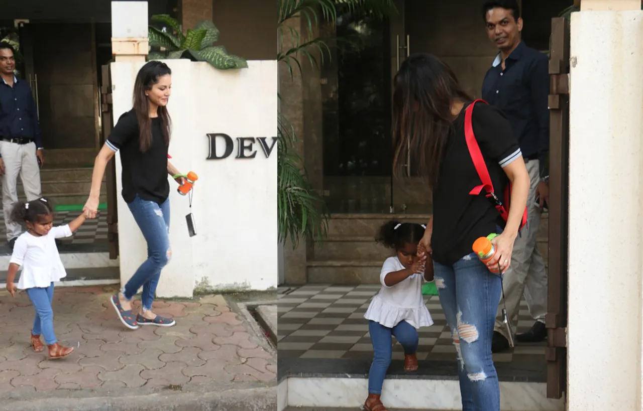 बेटी निशा के साथ टाइम स्पेंड करती दिखी सनी लियोनी ,खूबसूरत तस्वीरें आई सामने