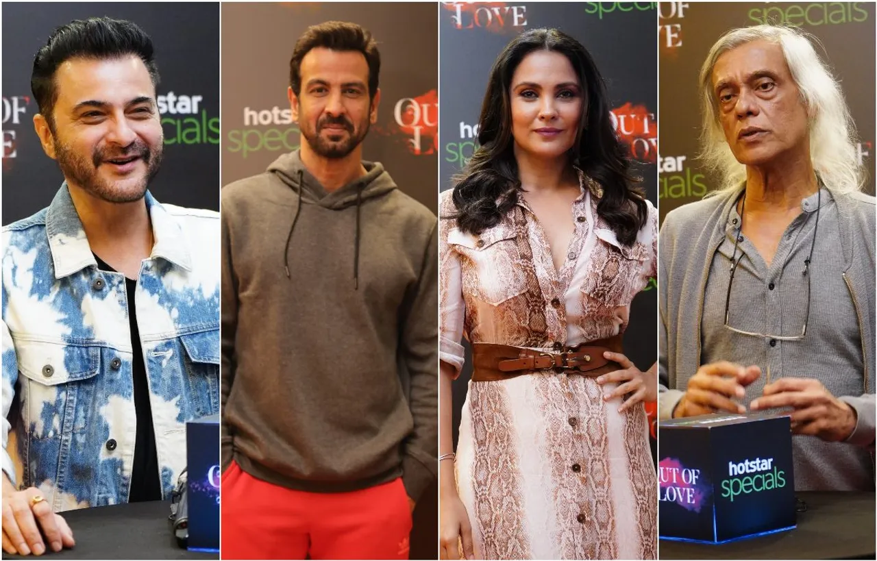 Photos: हॉटस्टार स्पेशल के ‘ऑउट ऑफ लव’ की स्क्रीनिंग पर पहुंचे लारा दत्ता और संजय कपूर