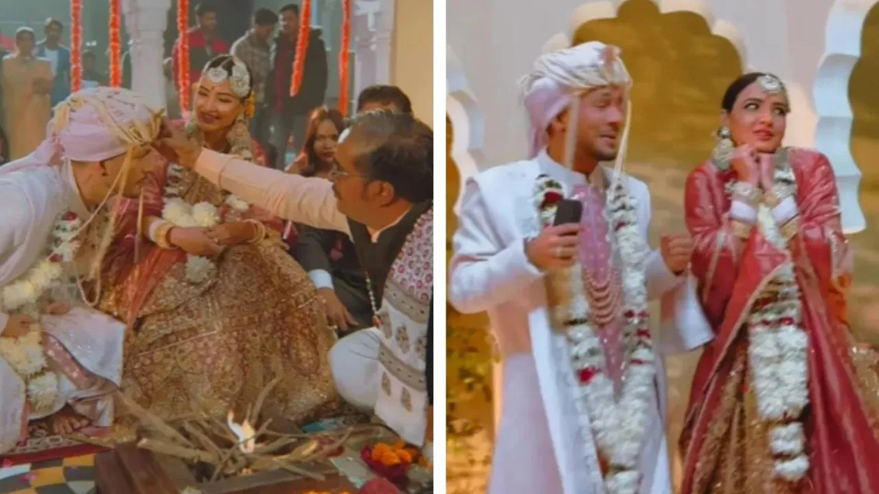 Tony Kakkar and Jasmin Bhasin