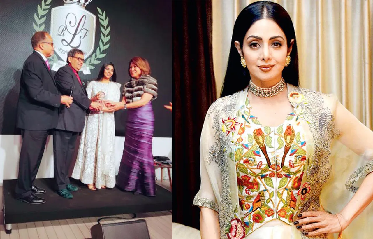 Cannes फिल्म फेस्टिवल में सम्मानित हुईं श्रीदेवी, सुभाष घई ने लिया अवॉर्ड