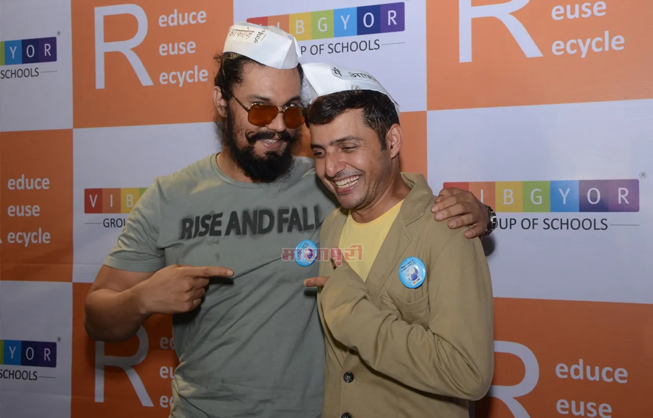 विबग्योर ग्रुप ऑफ स्कूल के 3 आर कैंपेन के लिए एक साथ आए अफ्रोज शाह और रणदीप हुड्डा