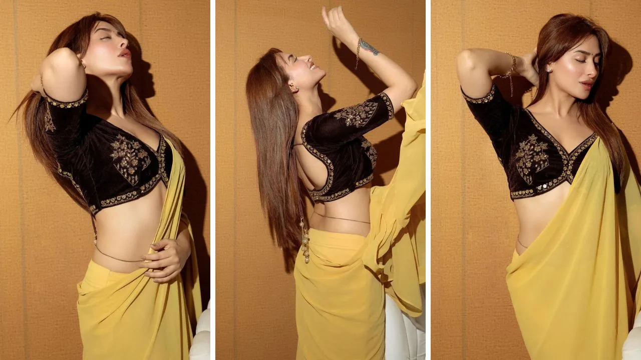 Mahira Sharma Latest Photo: माहिरा शर्मा ने देसी अंदाज़ में सोशल मीडिया पर गिराई बिजली 