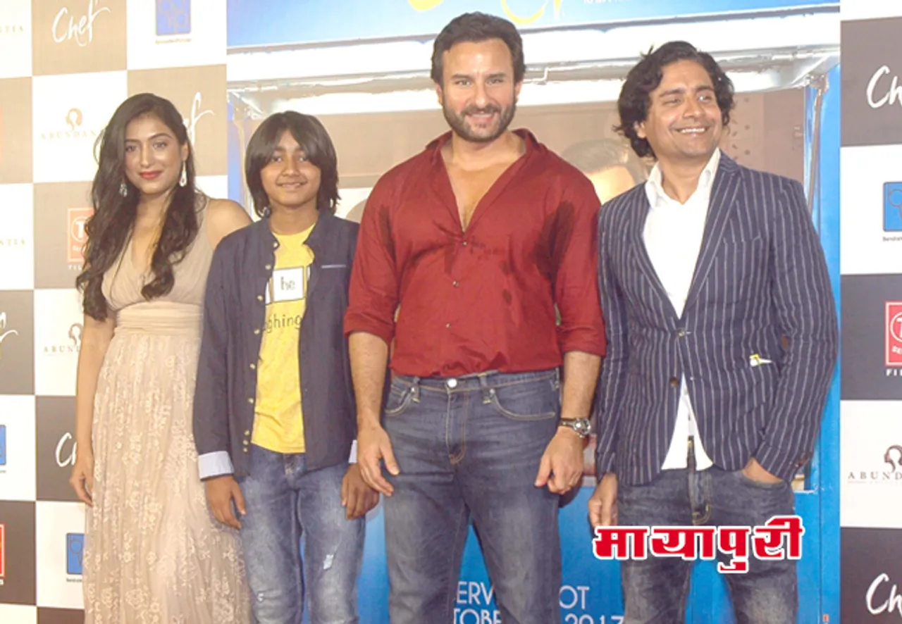 मुंबई में लॉन्च हुआ सैफ की फिल्म 'शेफ' का ट्रेलर पूरी कास्ट हुई शामिल