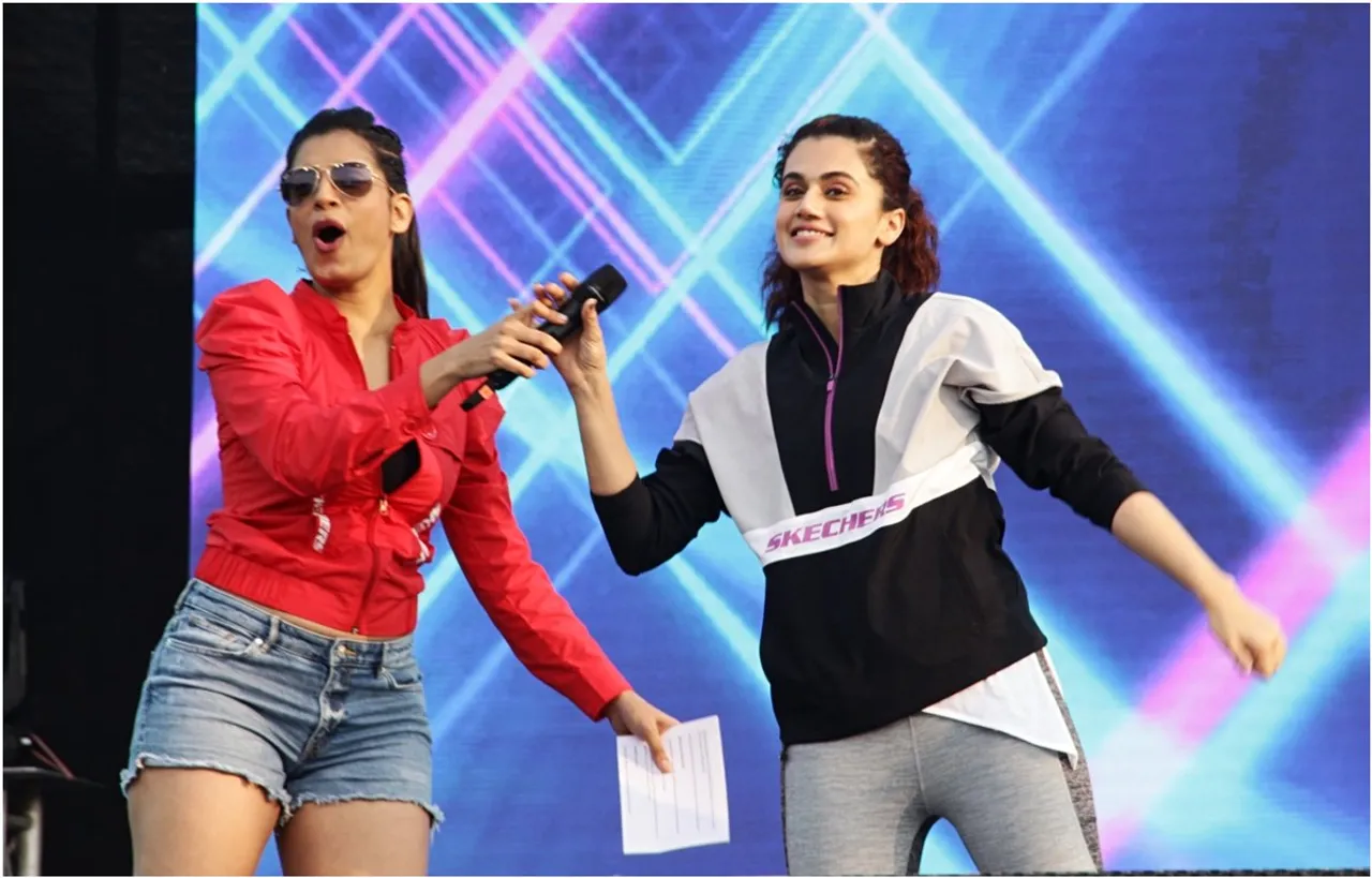 तापसी पन्नू ने स्केचेर्स परर्फोर्मेंस मुंबई वॉकथॉन के दूसरे संस्करण को हरी झंडी दिखाई