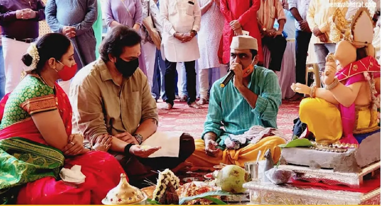 18 साल के इंतजार के बाद, “अंधेरीचा राजा” की दिव्य मूर्ति को प्रायोजित करने के लिए रोहित शेट्टी की बारी आई