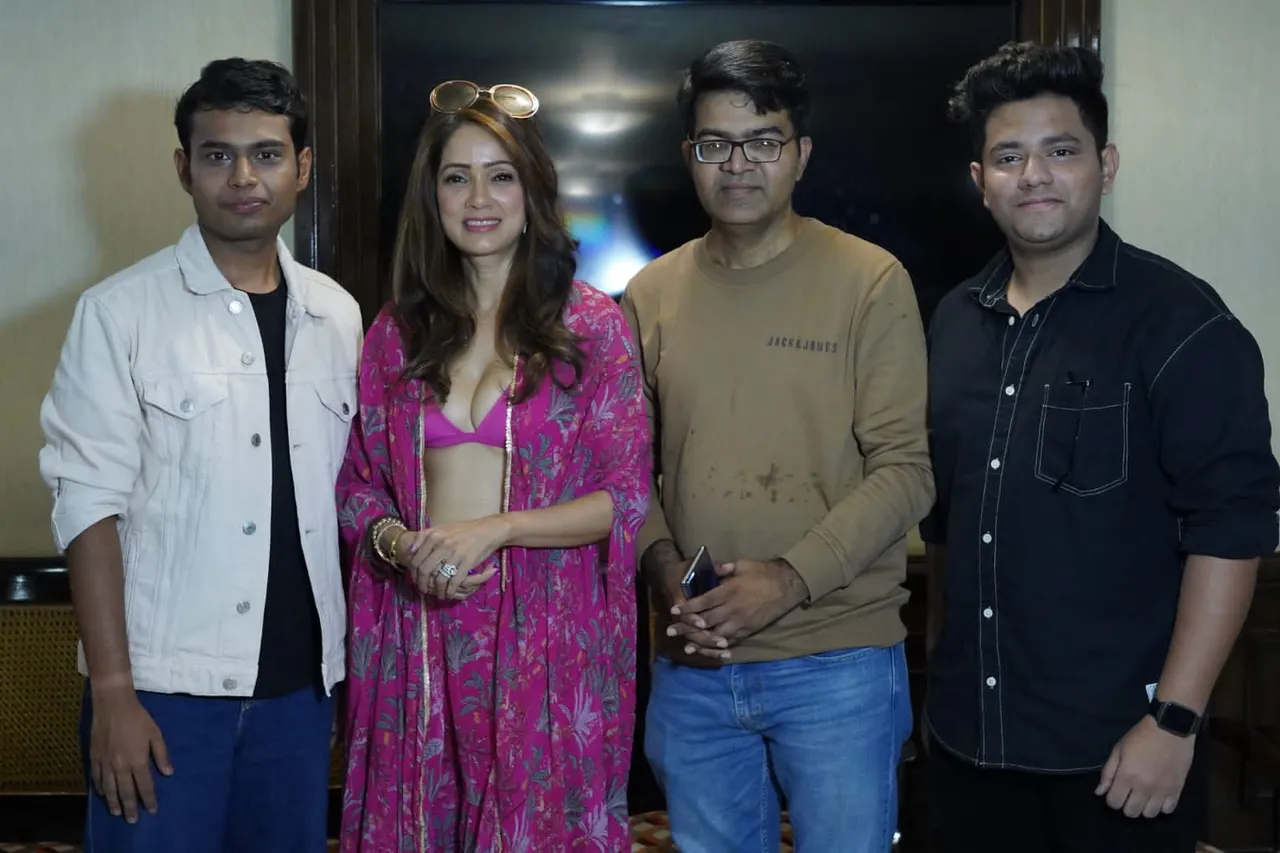 दिल्ली में हुआ Vidya Malavade एवं sachin gupta कि फिल्म 'Mahamrityunjay' का प्रमोशन
