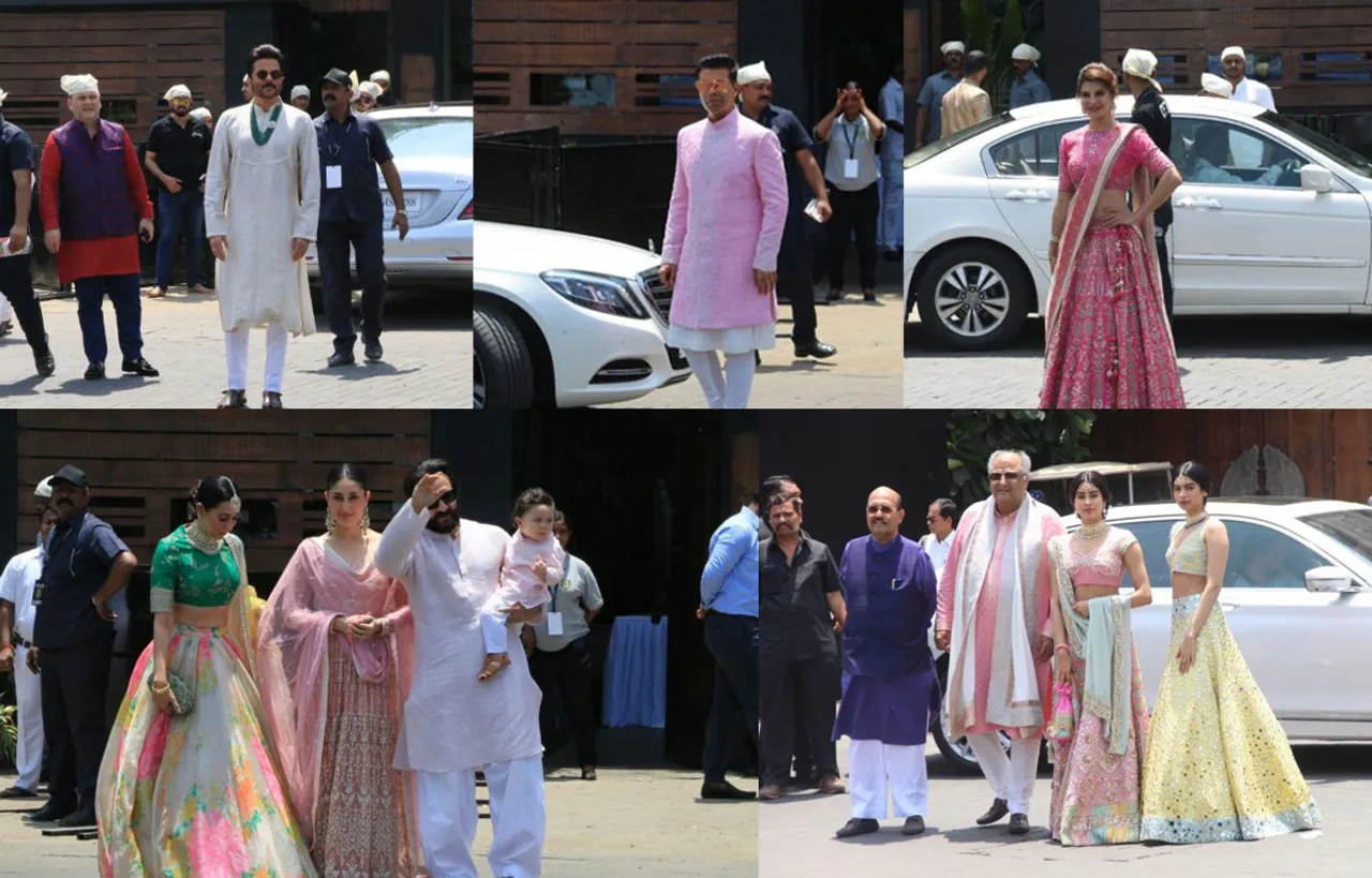 VIDEOS: शादी के वेन्यू पर पहुंच रहे हैं मेहमान, अनिल कपूर कर रहे हैं स्वागत