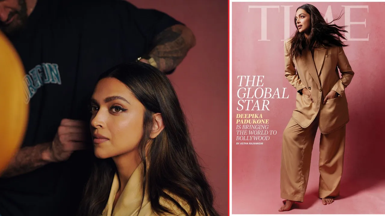 Deepika Padukone shares BTS pics from Time magazine cover shoot
