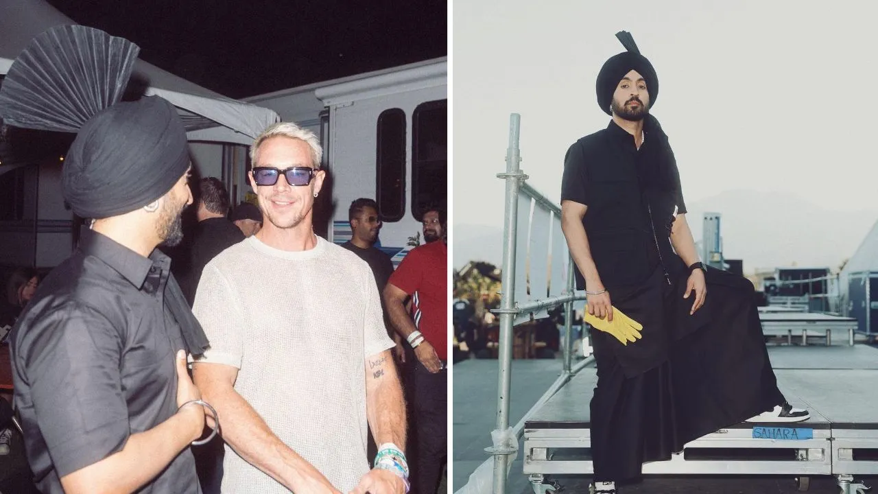 Diljit Dosanjh Gets Chatty With DJ Diplo At Coachella Music Festival