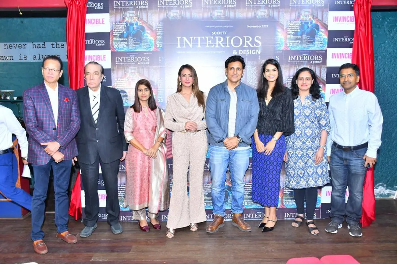 सोसाइटी इंटिरियर्स एंड डिज़ाइन मगेजिन के नवंबर अंक का अनावरण एक शानदार समारंभ रहा.