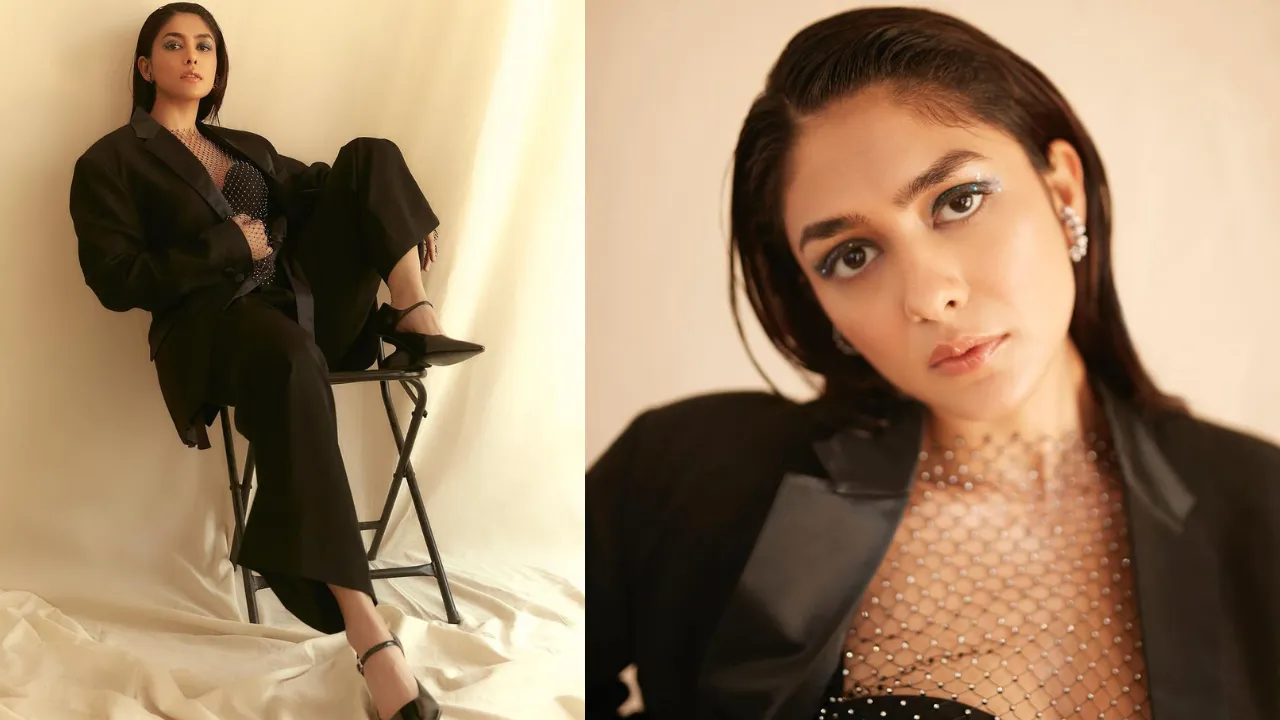 Mrunal Thakur surprised the fans with his look