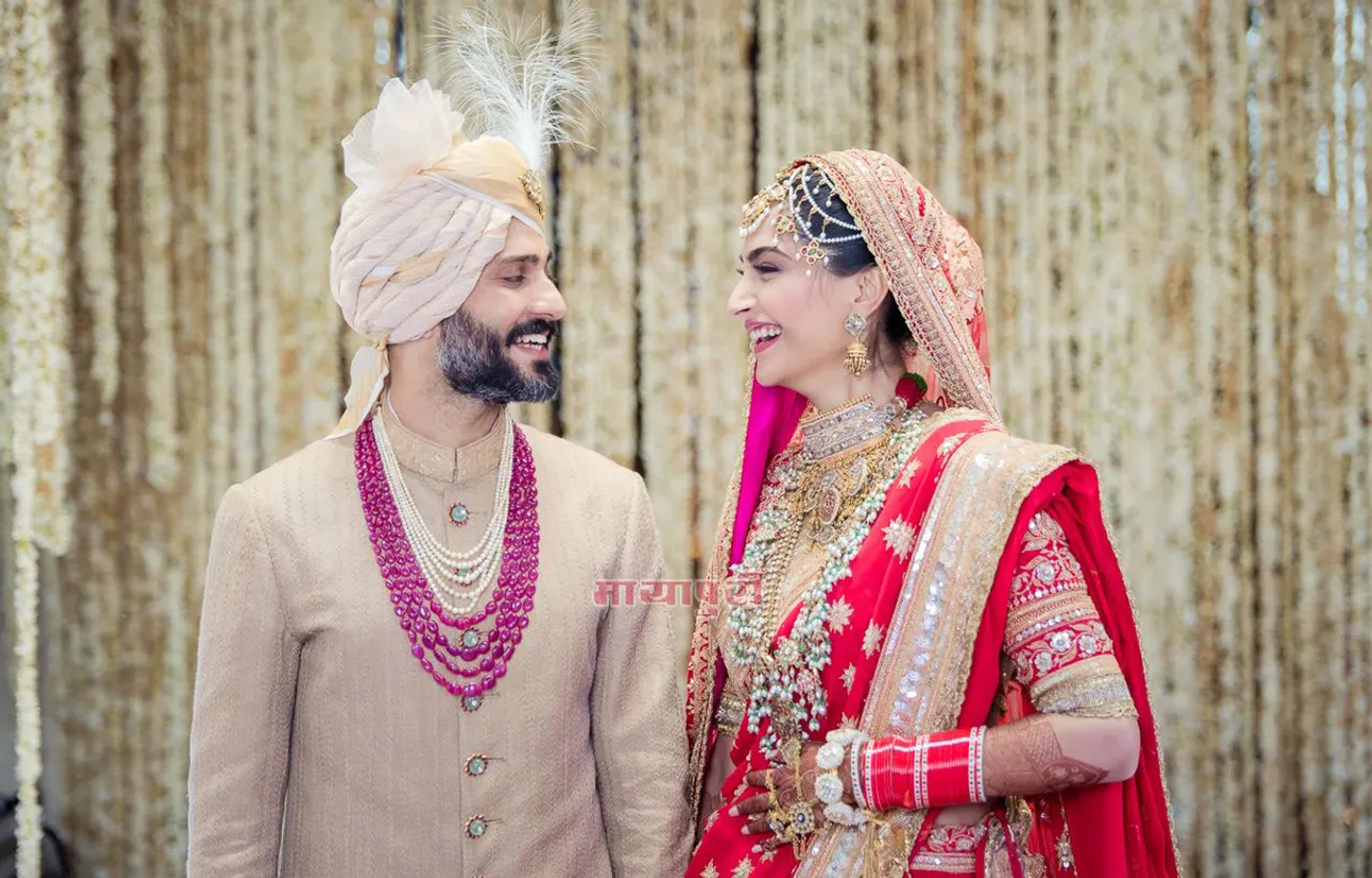 शादी के बंधन में बंधे सोनम और आनंद, देंखे शादी के बाद की तस्वीरें