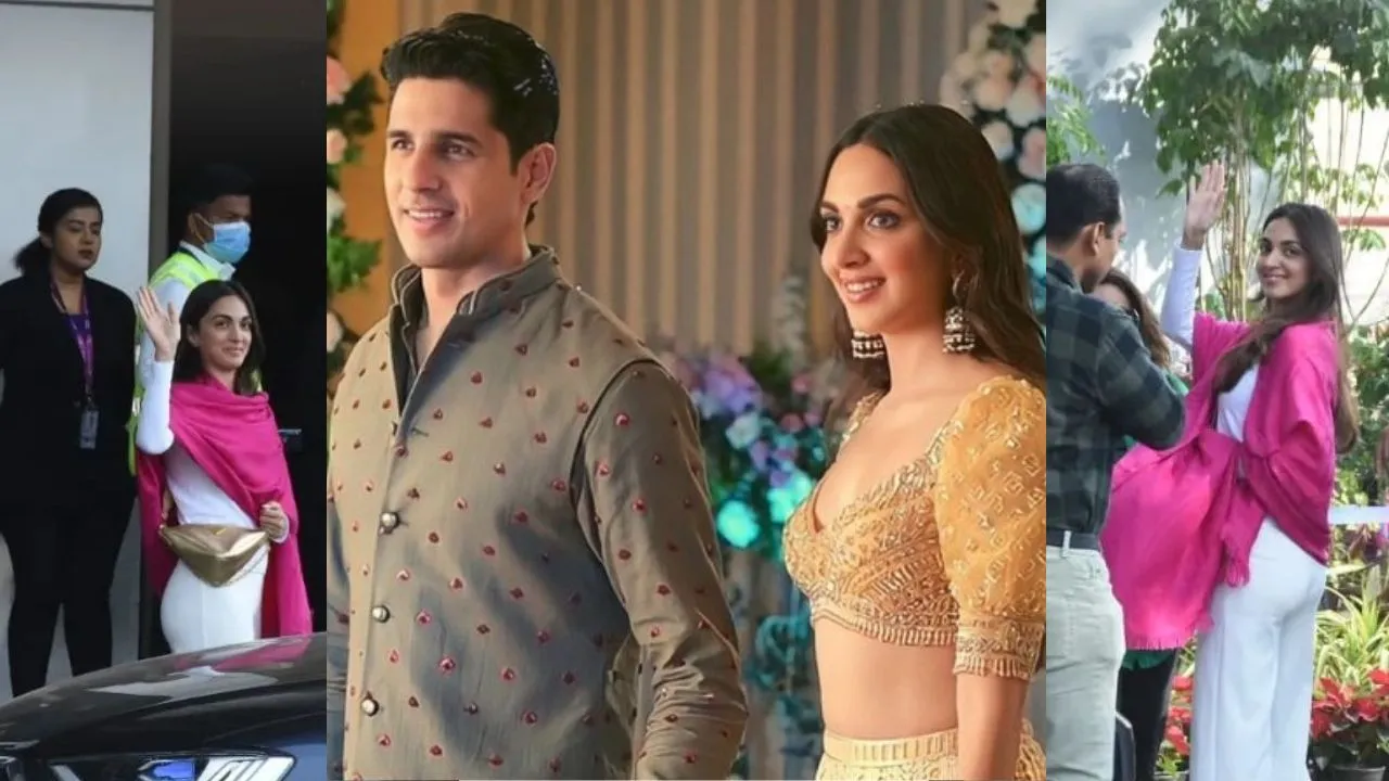 जैसलमेर में Sidharth के साथ शादी के लिए रवाना होते हुए एयरपोर्ट पर स्पॉट हुईं Kiara Advani 