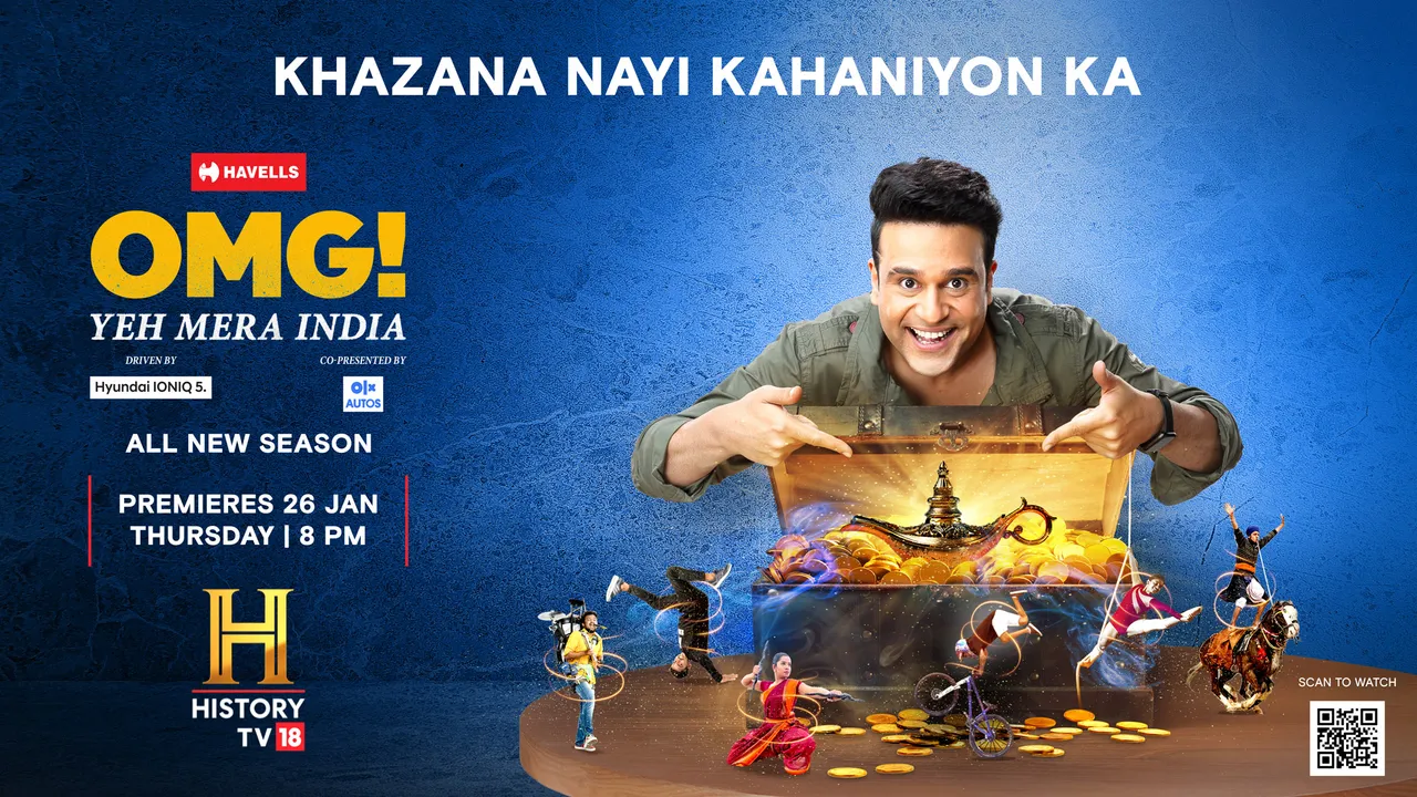 History TV18 की हिट सीरीज़ OMG! Yeh Mera India के 9वें सीज़न का प्रीमियर भारत के 74वें Republic Day पर होगा 