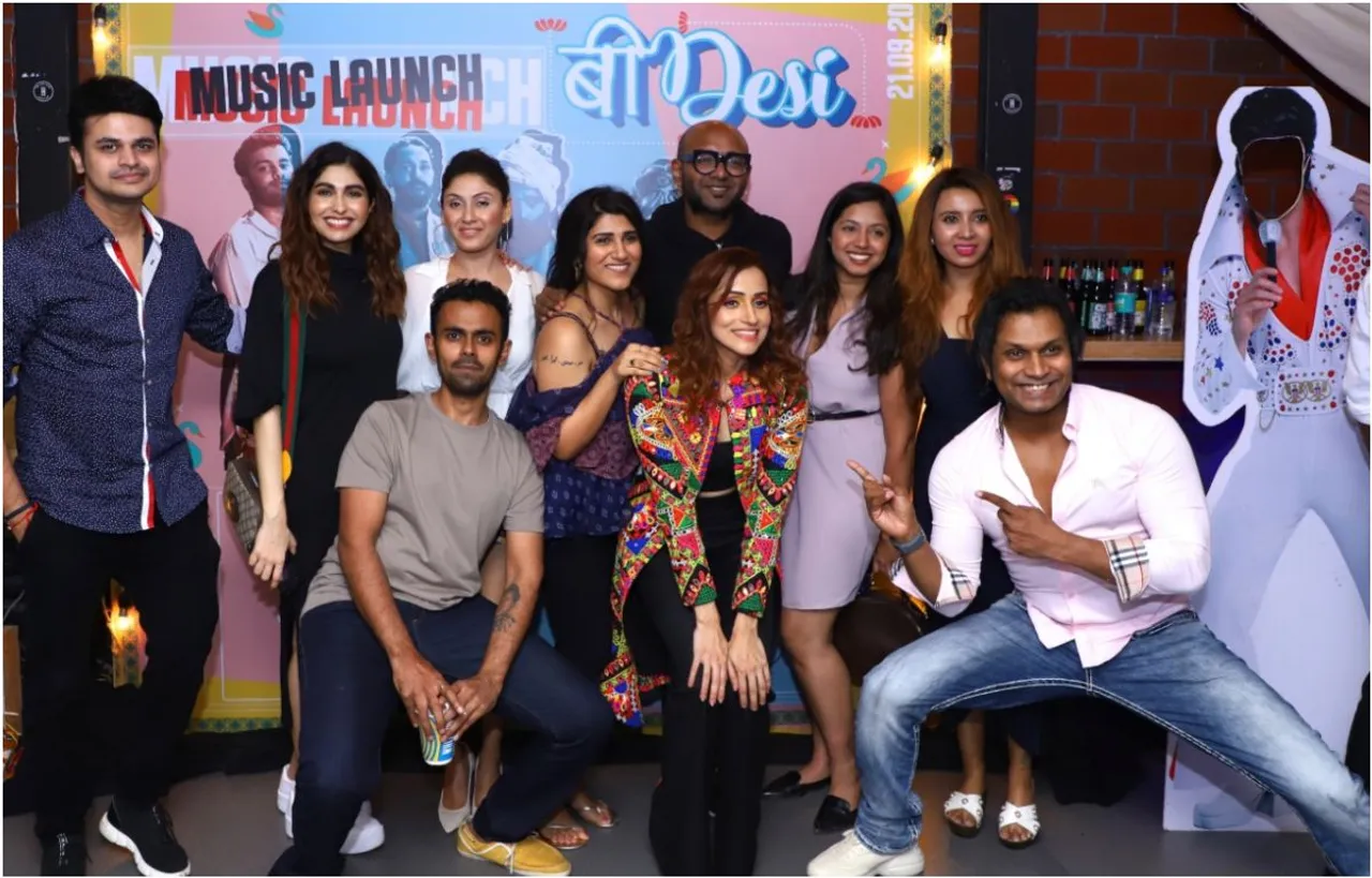 “BeDesi” के म्यूजिक लॉन्च पर सिंगर वसुधा शर्मा के साथ पहुंचे पापोन, बेनी दयाल और मोहन कनन