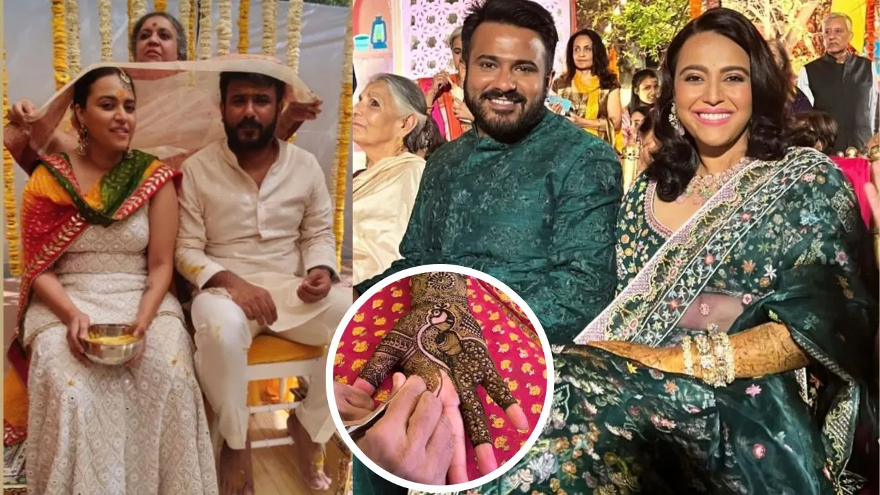 Swara Bhasker and Fahad Ahmad's fun-filled mehendi night, see pics