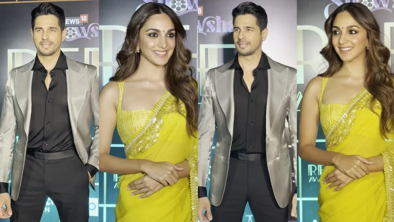 SHOWSHA REEL AWARDS में शेरशाह कपल ने मचाई धूम