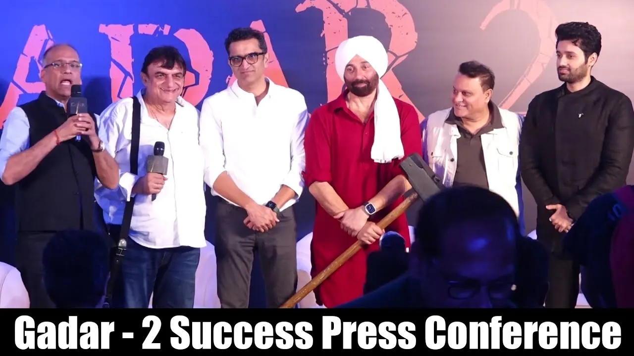 Gadar 2 Success Press Conference Sunny Deol: मैं पापा जी के पास गया मैंने कहा पापा मैं दारू नहीं पीती