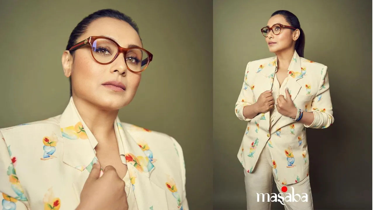 Rani Mukerji models for Masaba Gupta