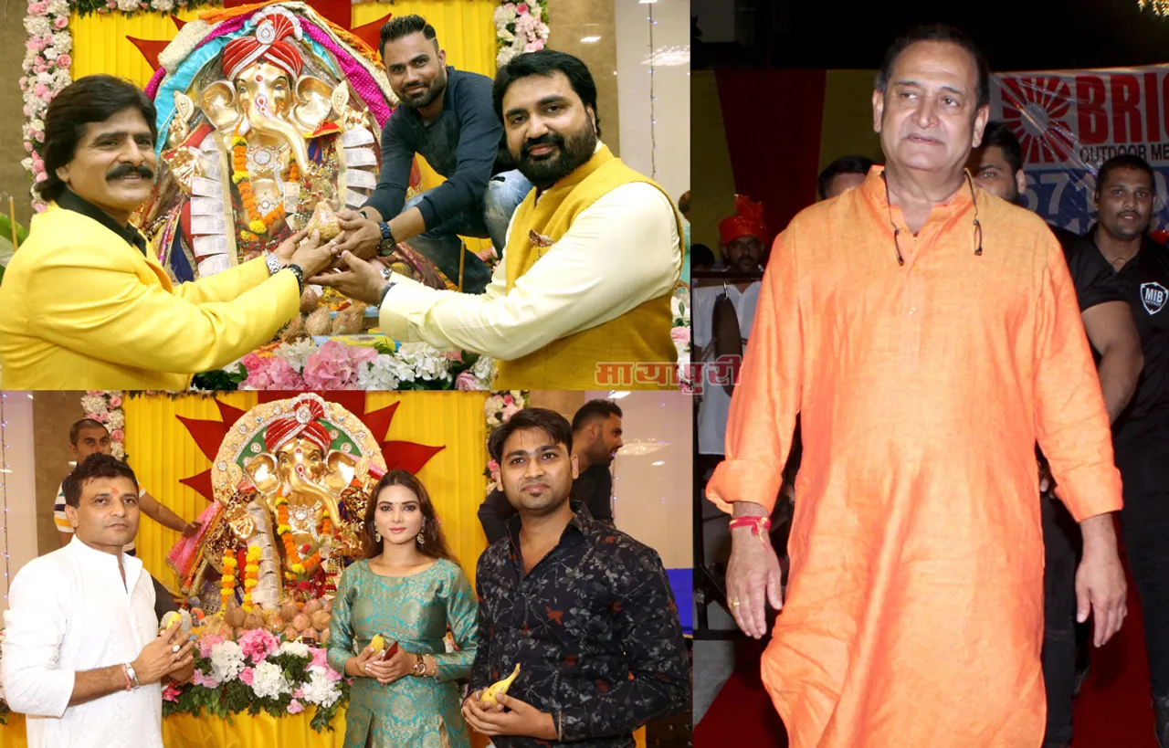 नेता माहिम के इको फ्रेंडली गणपति के दर्शन करने पहुंचे बॉलीवुड सेलेब्स