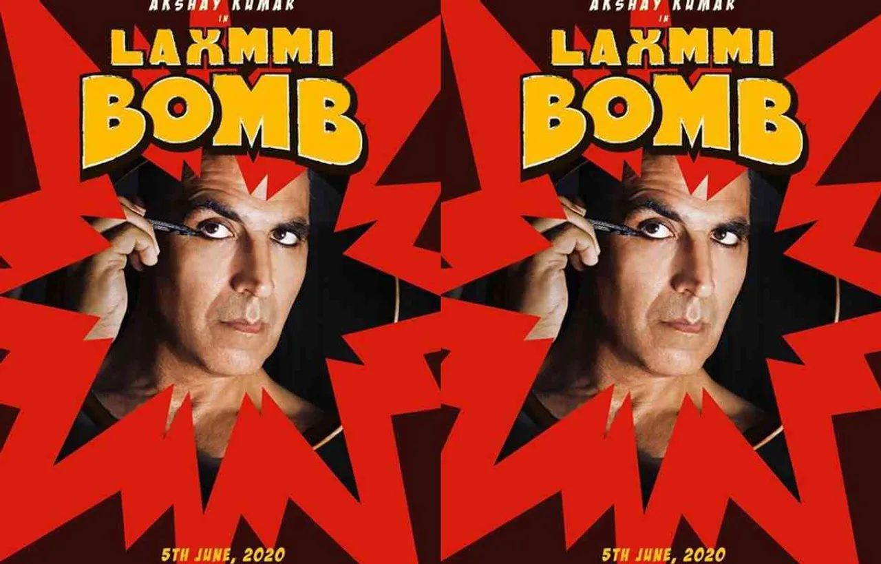 ‘लक्ष्मी बॉम्ब’ का फर्स्ट पोस्टर आउट, ट्रांसजेंडर लुक में नज़र आए अक्षय कुमार