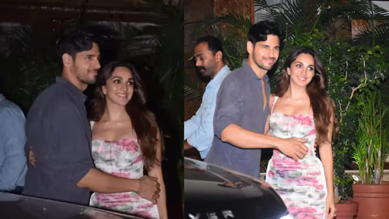 Kiara Advani Sidharth Malhotra attend Shweta Bachchan birthday party fans say cute