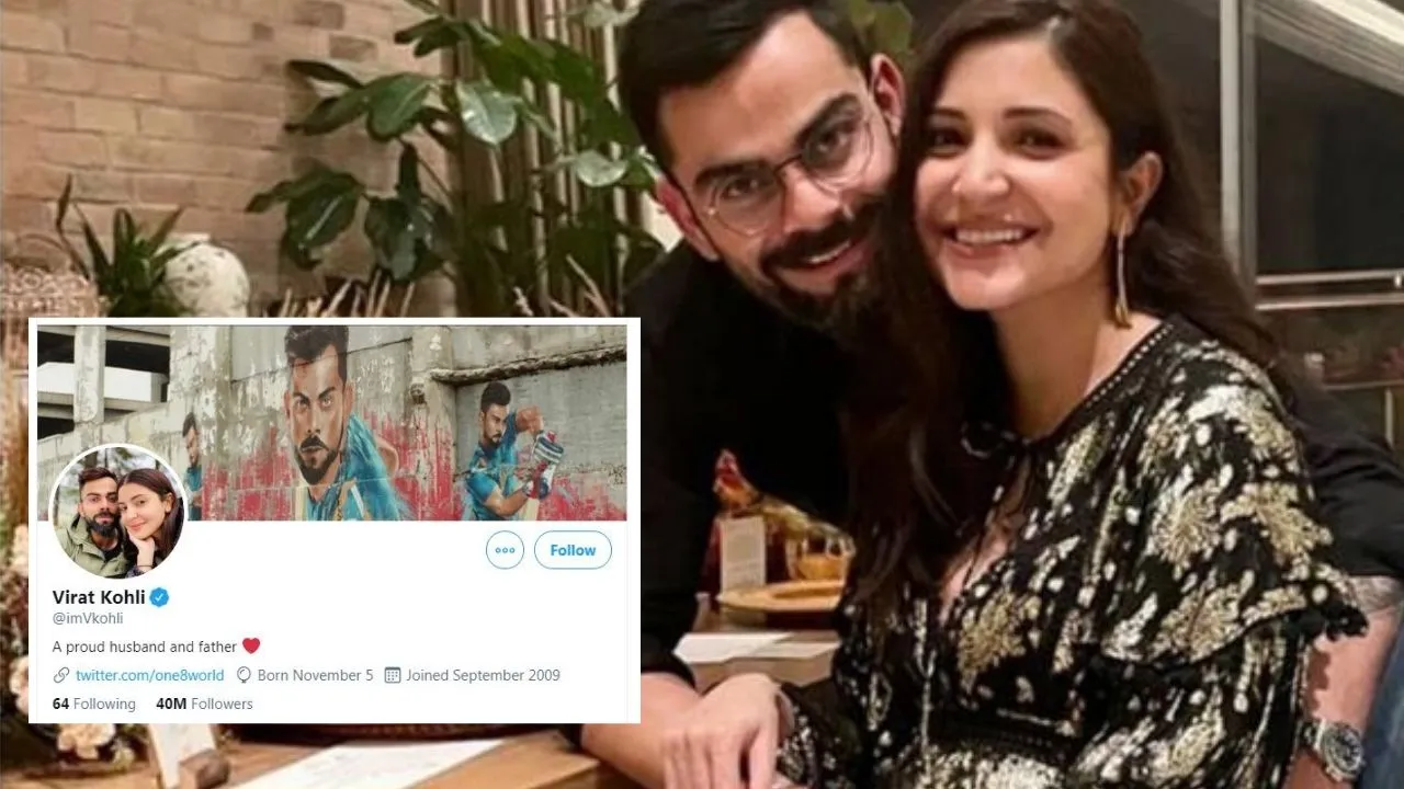 बेटी के जन्म के बाद Virat Kohli ने अपने ट्विटर का बायो किया चेंज