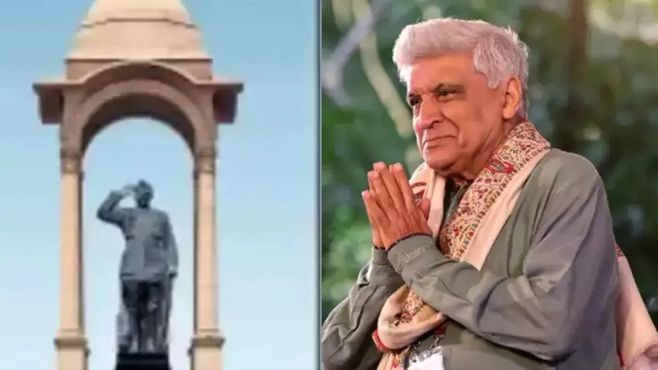 नेताजी सुभाष चंद्र बोस की प्रतिमा के पोजीशन पर जावेद अख्तर ने जताई आपत्ति