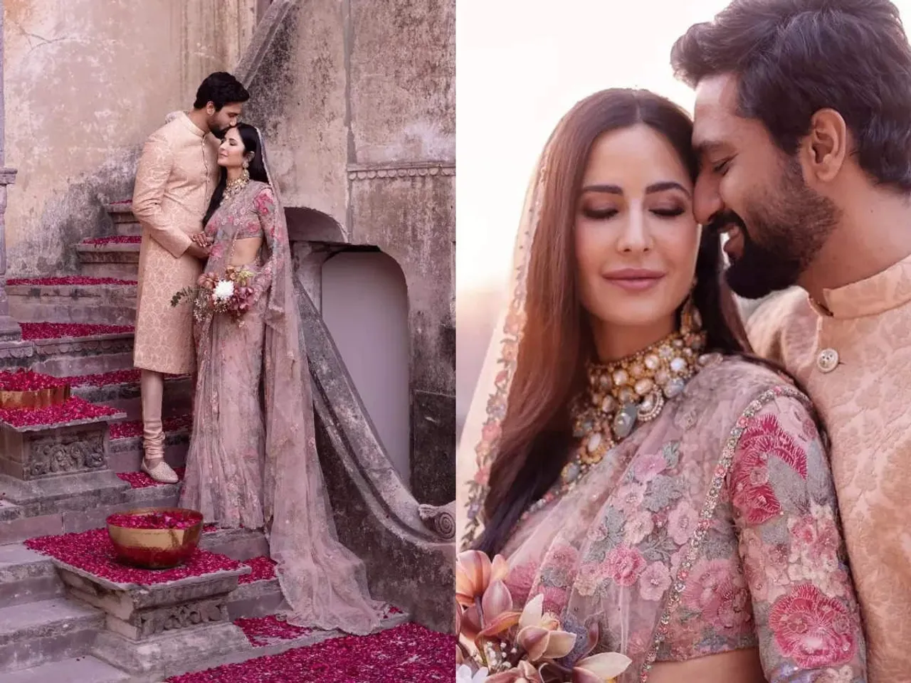 बेहद बेशकिमती साड़ी में दिखी कटरीना कैफ, ये कपल कुछ इस अंदाज में आया नज़र