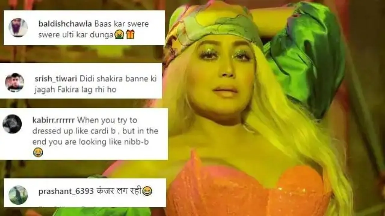 नेहा कक्कड़ के फॉलोअर ने कहा - शकीरा की जगह फकीरा लग रही हो