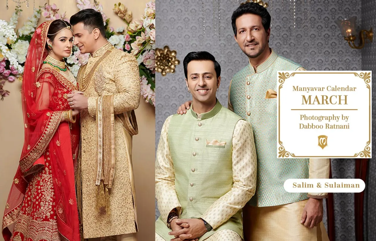 टीवी कलाकारों के साथ डब्बू रत्नानी ने शूट किया मान्यवर-मोहे सेलेब्रिटी कैलेंडर 2019