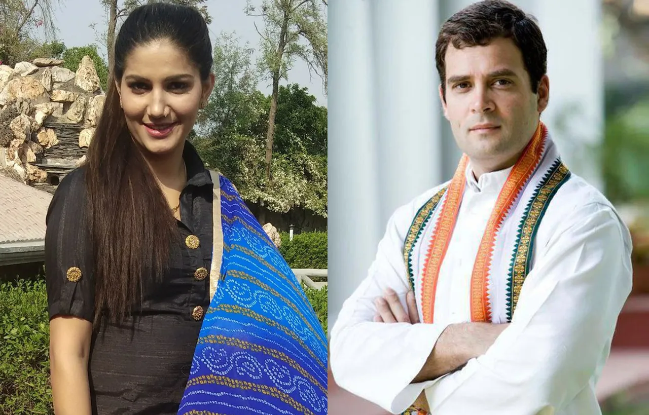 राहुल गांधी के लिए कुछ भी कर सकती हैं सपना चौधरी, कहा- बहुत पसंद हैं राहुल