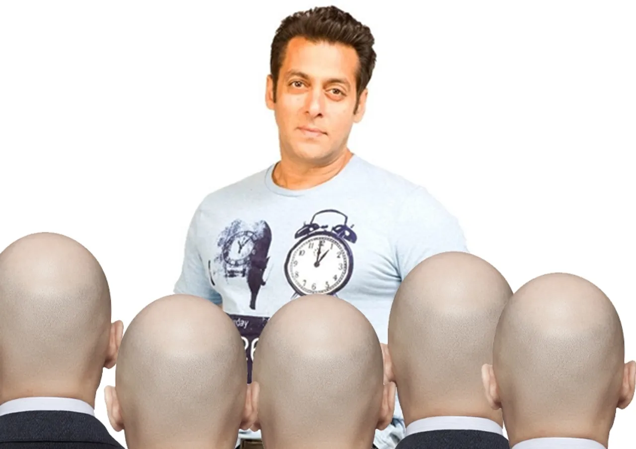 सलमान खान के रिश्तेदार हुए गंजे , जानिए आखिर चल क्या रहा है?