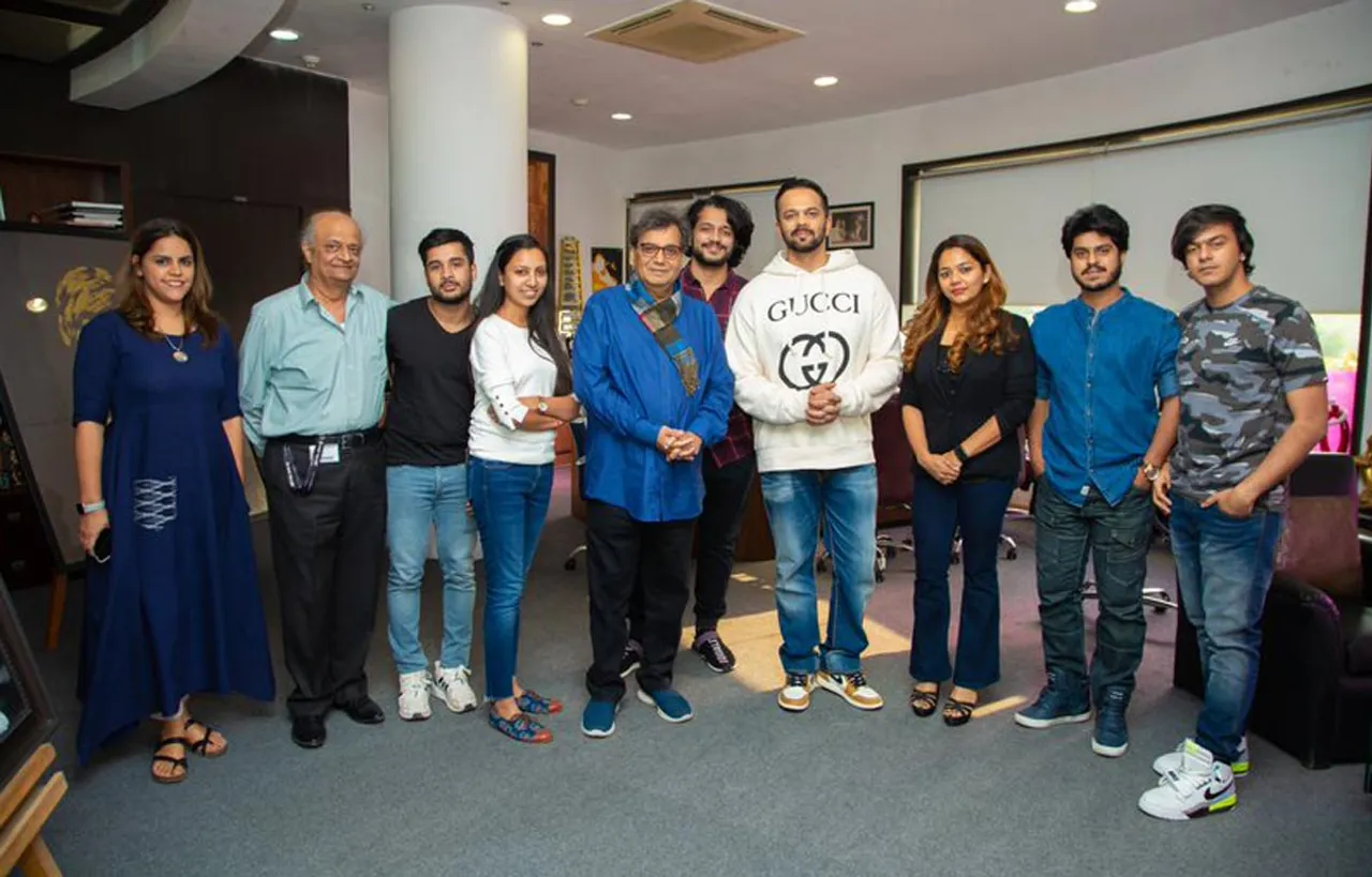 व्हिस्टलिंग वुड्स इंटरनेशनल के 5वें वेद सत्र में शामिल हुए रोहित शेट्टी