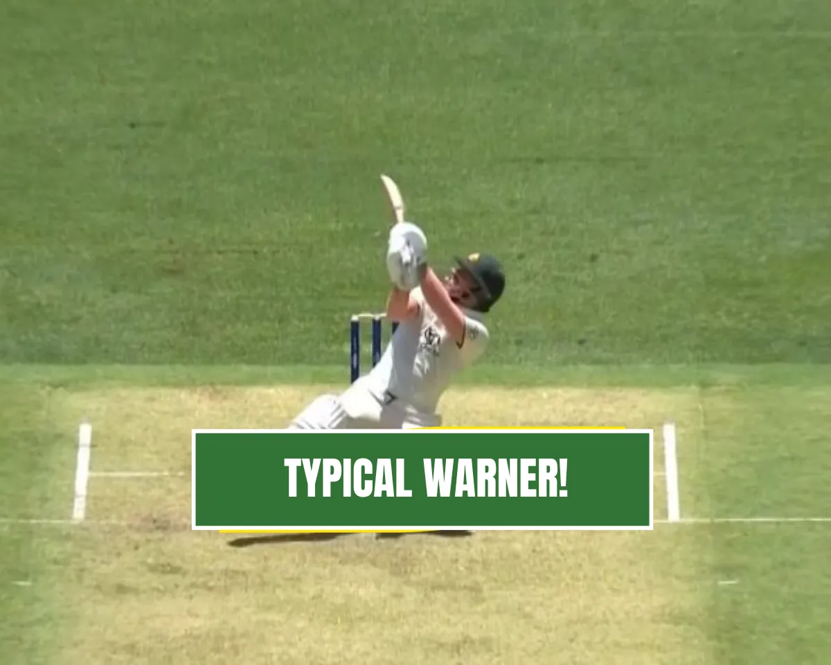 David Warner's overhead six 