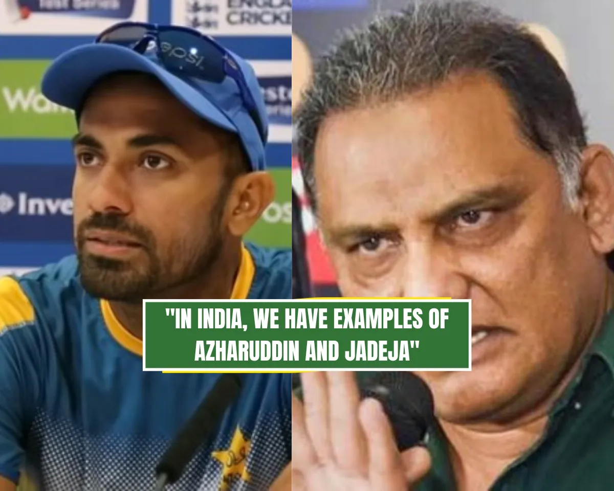 Wahab Riaz and Mohammad Azharuddin 